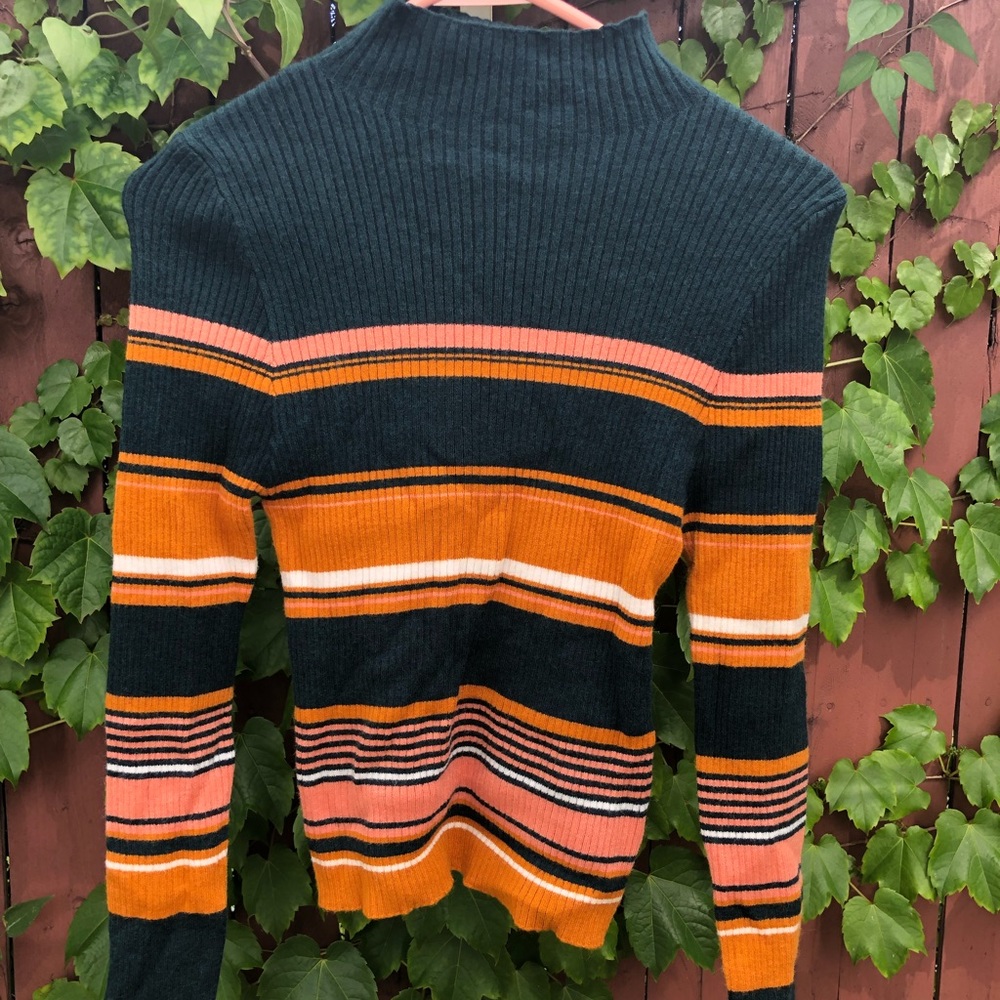 F21 Striped Sweater